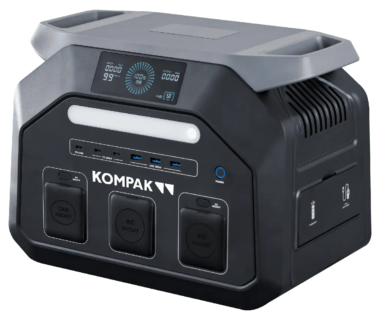 Зарядна станція KOMPAK KP-ZEUS-P1800W 1024 Wh